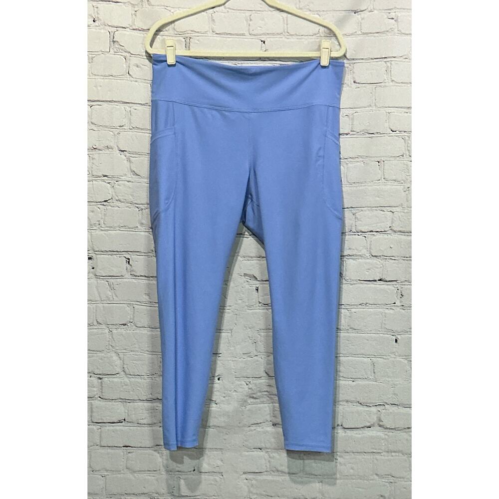 Old Navy Active Women's Periwinkle Powersoft High-Rise Leggings (Size XL)